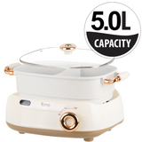 Iona GLS201 Removable Dual Flavor Tabletop HotPot 5L