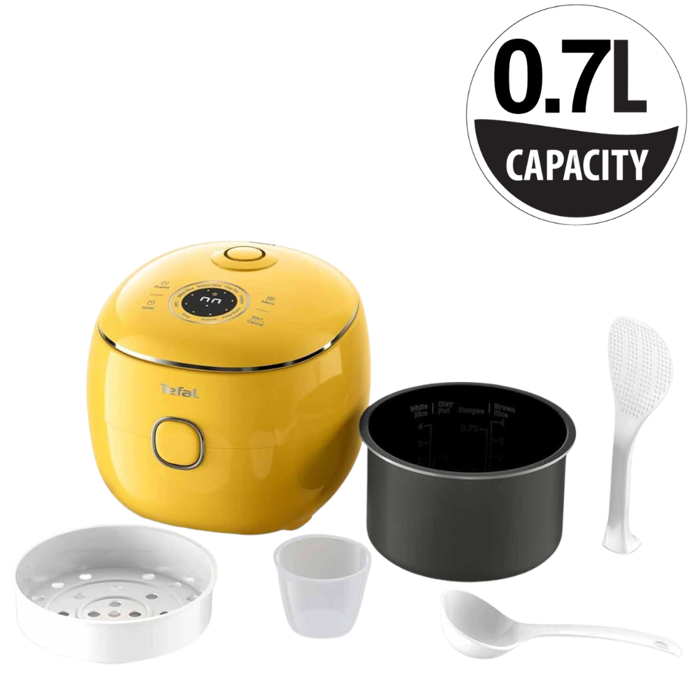 Tefal RK535A | RK5354 | RK5352 | RK535T POP Fuzzy Logic Rice Cooker 0.7L - 4 Colors Available