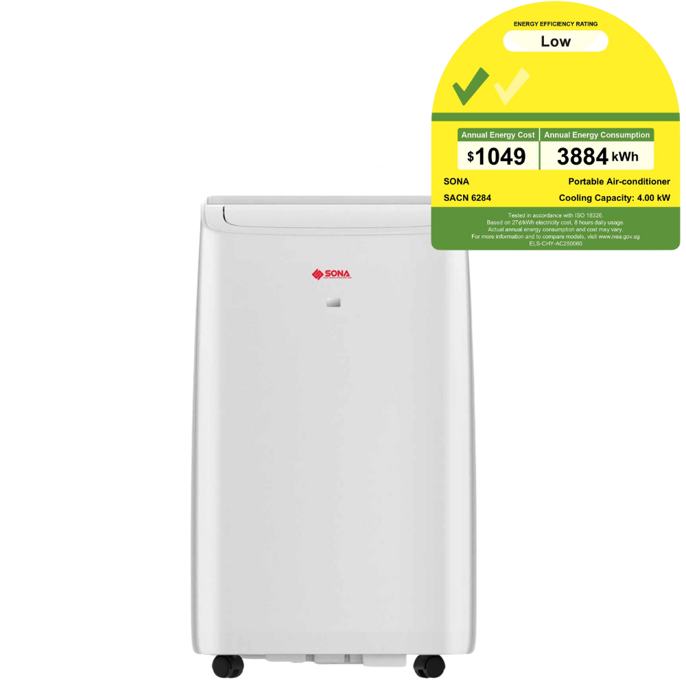 Sona SACN 6284 | SACN6284 Remote Portable Air Conditioner 14k BTU
