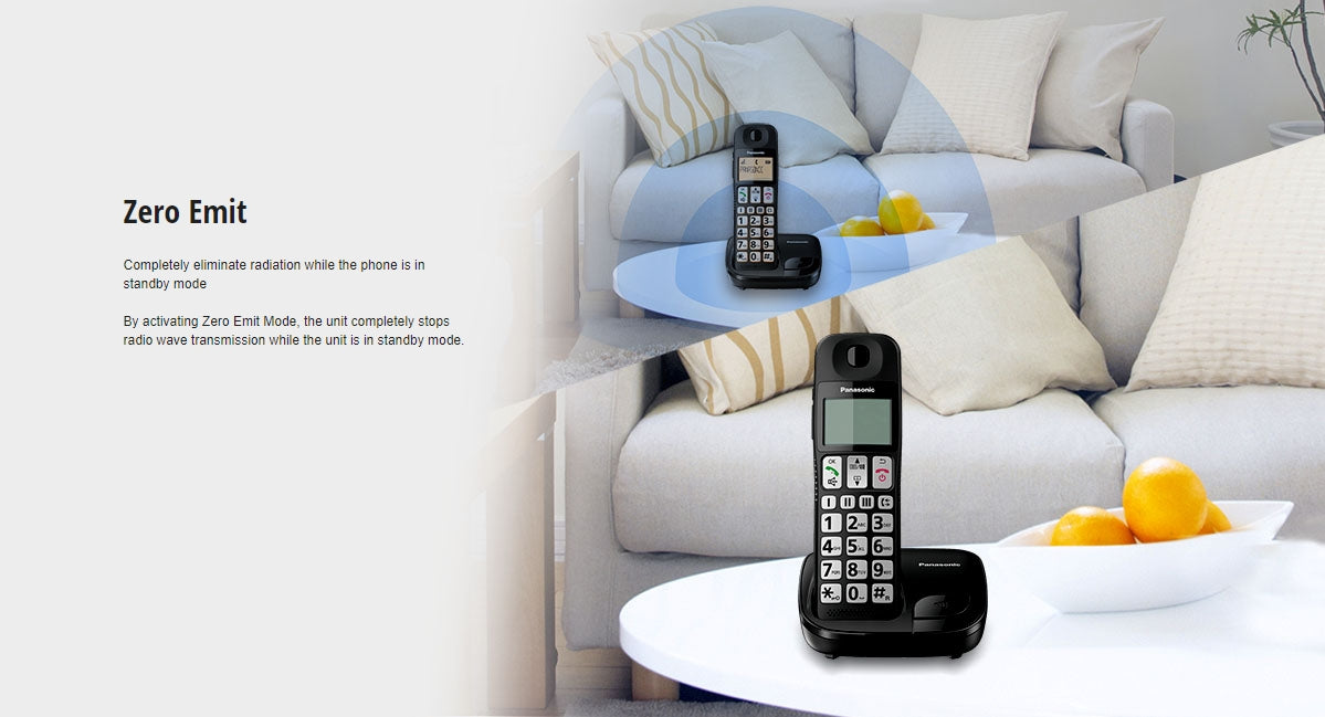 Panasonic KX-TGE110CXB Digital Cordless Phone