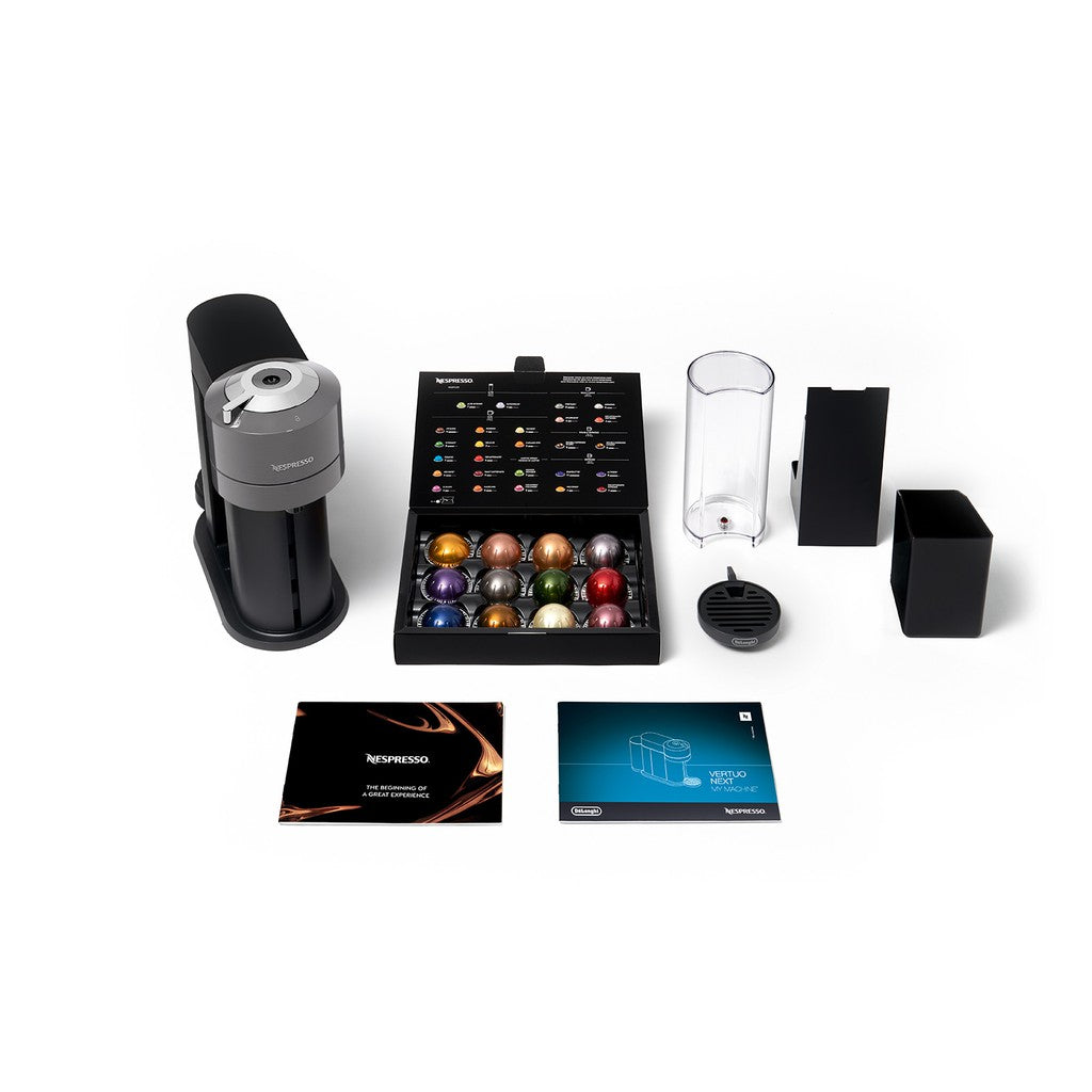 Nespresso Vertuo Next Coffee Machine with Aeroccino Bundle - Free $10 Coffee Voucher + Capsules