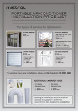 Mistral MPAC1600R 16K BTU Portable Aircon with Remote Control -  GWP: Mistral x Hyuuga Essential Oil Blend x1