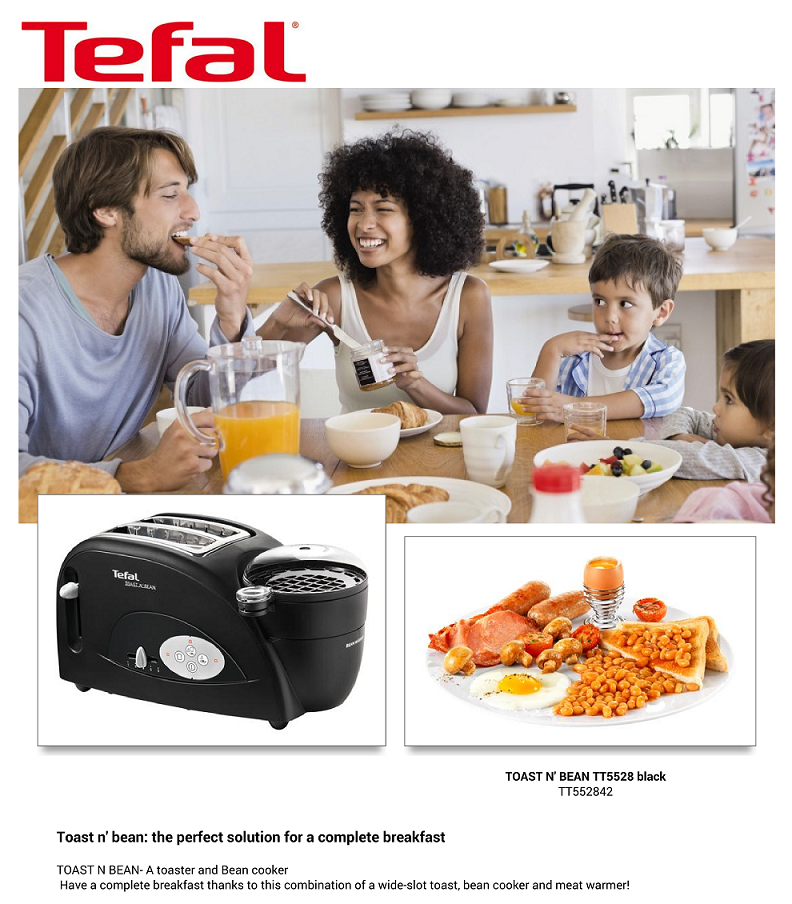 Tefal TT5528 Toast N' Bean Toaster