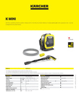 Karcher K Mini Pressure Washer