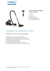 Philips XB1042/10 | XB1042 1000 Series Bagless Vacuum Cleaner