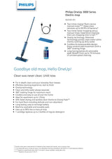 Philips XV3101/01 OneUp 3000 Series Electric mop