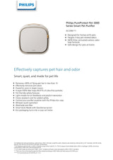 Philips AC3360/11 PureProtect Pet 3000 Series Smart Pet Purifier