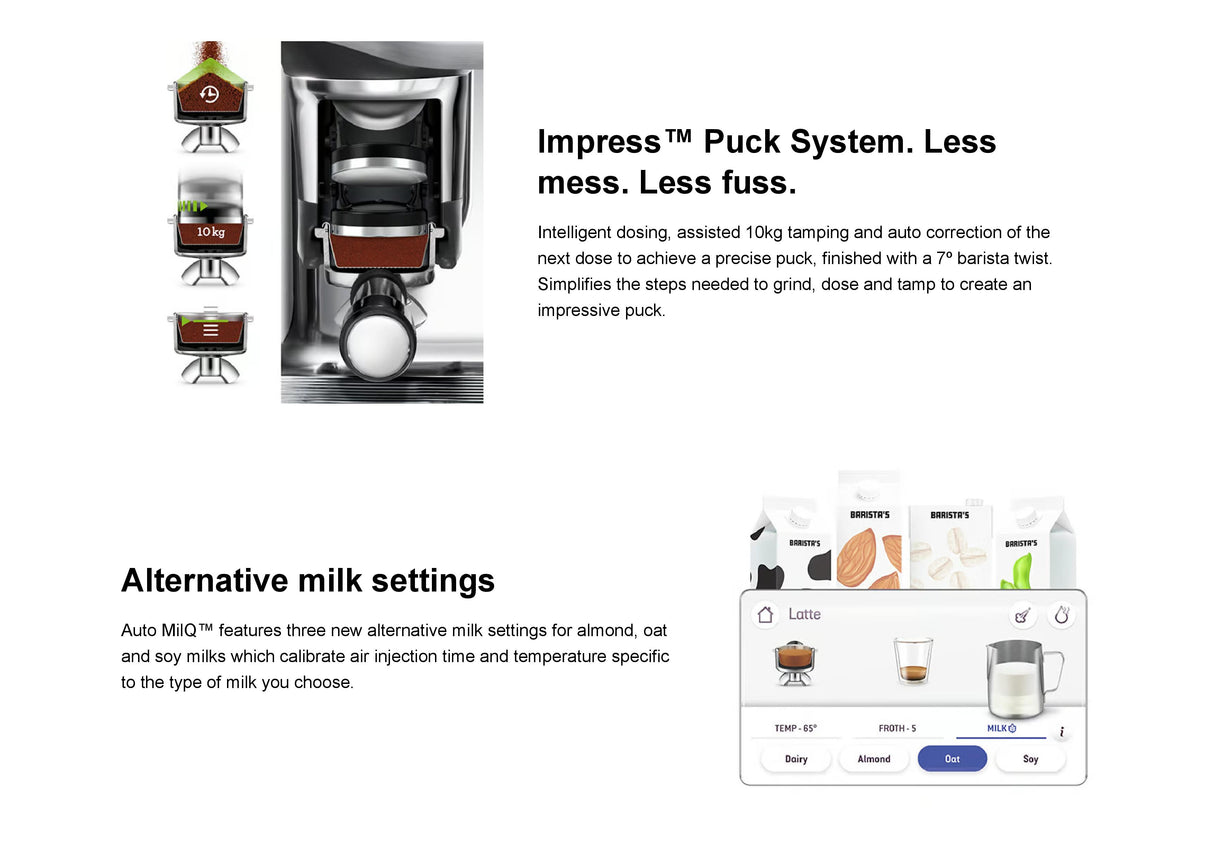 Breville BES881 The Barista Touch™ Impress Coffee Machine