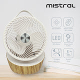 Mistral MHV1010DR DC Motor High Velocity Fan with Remote Control 9 Inch