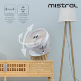 Mistral MHV1010DR DC Motor High Velocity Fan with Remote Control 9 Inch