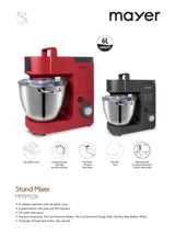 Mayer MMSM100 Stand Mixer 6L