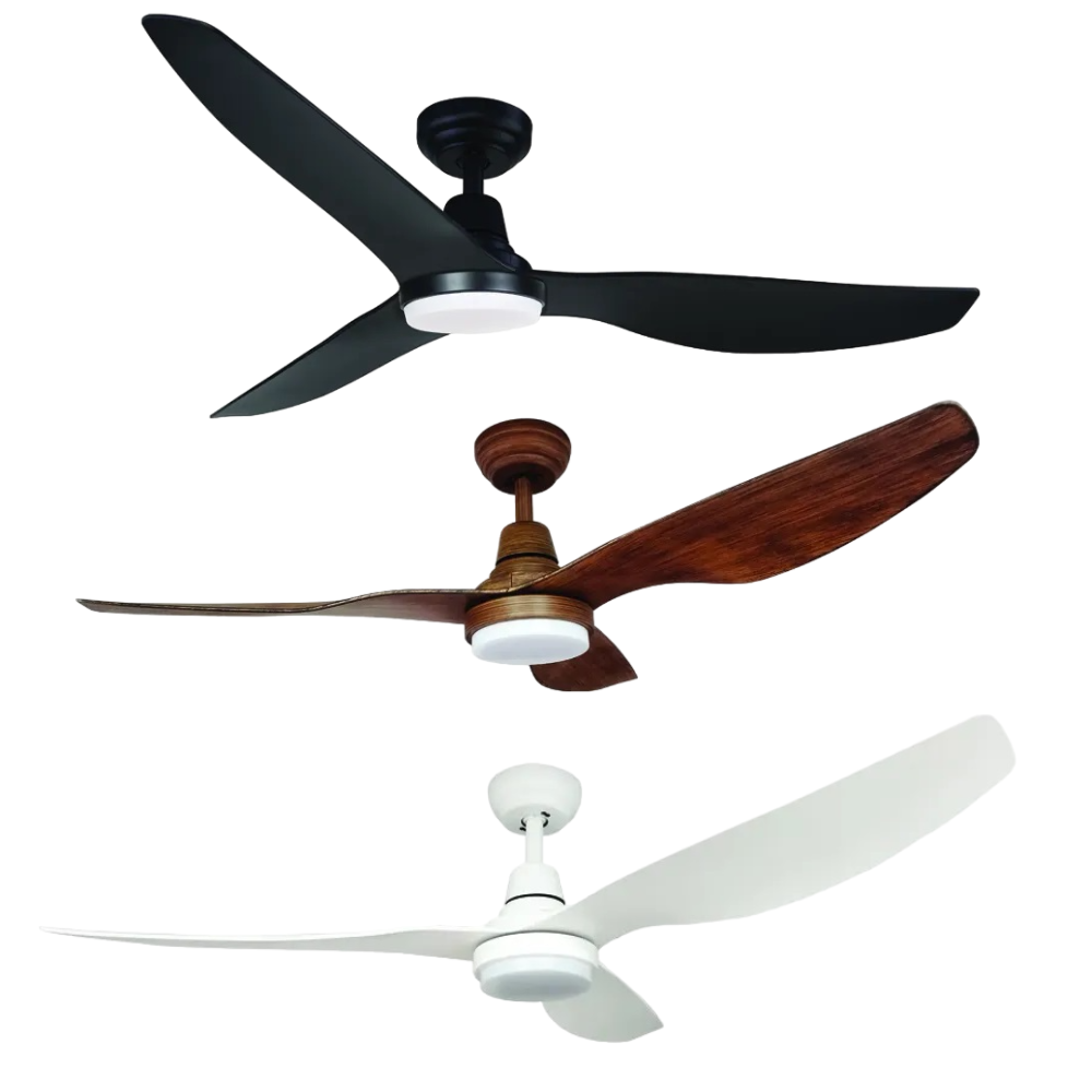 Mowe MW468F Remote DC Smart Ceiling Fan 45 Inch with LED Light + Free Basic Installation