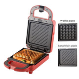 Iona GLSM988 2-in-1 Sandwich & Waffles Maker