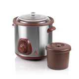 Iona GLSC600 Auto Slow Cooker with Double Boiler 6L