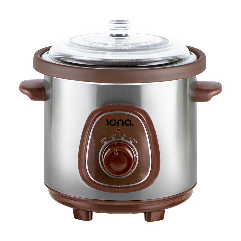 Iona GLSC350 Purple Clay Auto Slow Cooker 3L