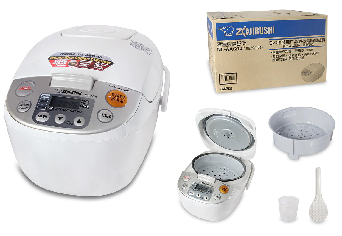 Zojirushi NL-AAQ10 Micom Fuzzy Logic Rice Cooker 1.0L