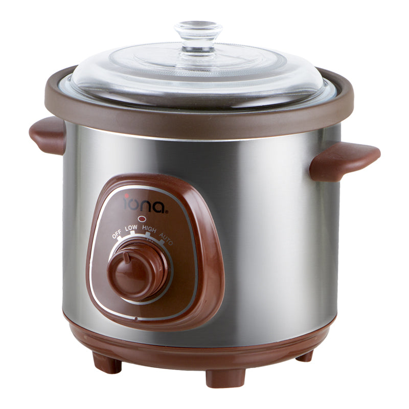 Iona GLSC350 Purple Clay Auto Slow Cooker 3L