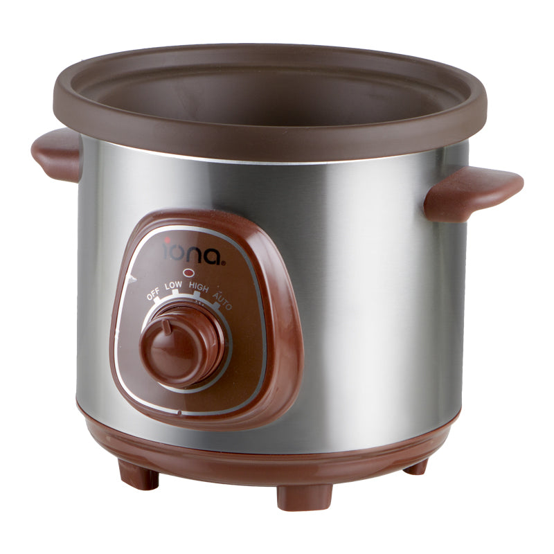 Iona GLSC350 Purple Clay Auto Slow Cooker 3L