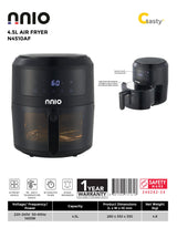 NNIO N4510AF Air Fryer 4.5L