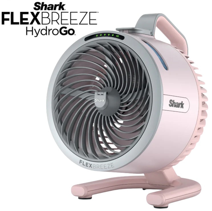 FREE NINJA THIRSTI BOTTLE Worth $59 - DW2401SM Random Color While stocks last - Shark FA050SM FlexBreeze HydroGo™ DC Portable Misting Fan -  4 Colors Available