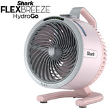 FREE NINJA THIRSTI BOTTLE Worth $59 - DW2401SM Random Color While stocks last - Shark FA050SM FlexBreeze HydroGo™ DC Portable Misting Fan -  4 Colors Available