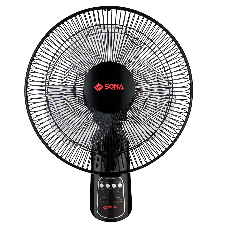 Sona SFW 1503  Remote Wall Fan 12 Inch