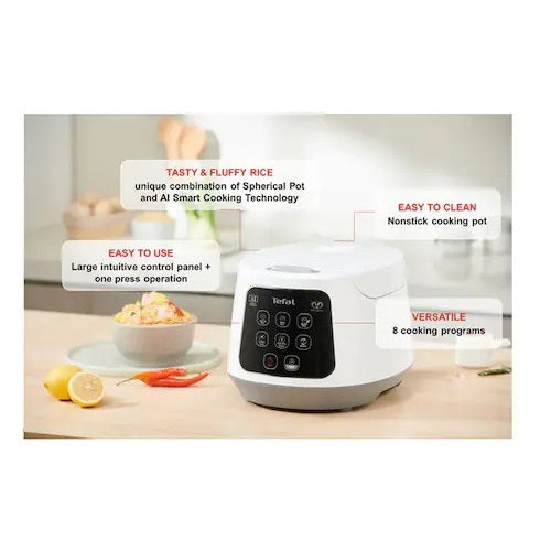 Tefal RK7301 Easy Compact Fuzzy Logic Rice Cooker 1L