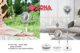 Sona SFP 1915 Foldable Portable Fan 8 Inch