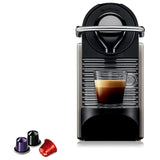 Nespresso Pixie with Aeroccino Bundle A3NC61 - Free $10 Coffee Voucher + Capsules