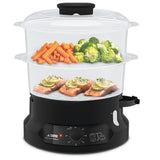 Tefal VC1398 New Minicompact Steamer 2 Tier 6L