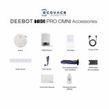FREE 1 x Cleaning Solution + 1 x Antibacterial Buddy Kit - ECOVACS T90 PRO DEX95 Omni Robotic Vacuum Cleaner - 2 colors are available