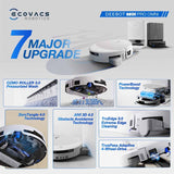 FREE 1 x Cleaning Solution + 1 x Antibacterial Buddy Kit - ECOVACS T90 PRO DEX95 Omni Robotic Vacuum Cleaner - 2 colors are available