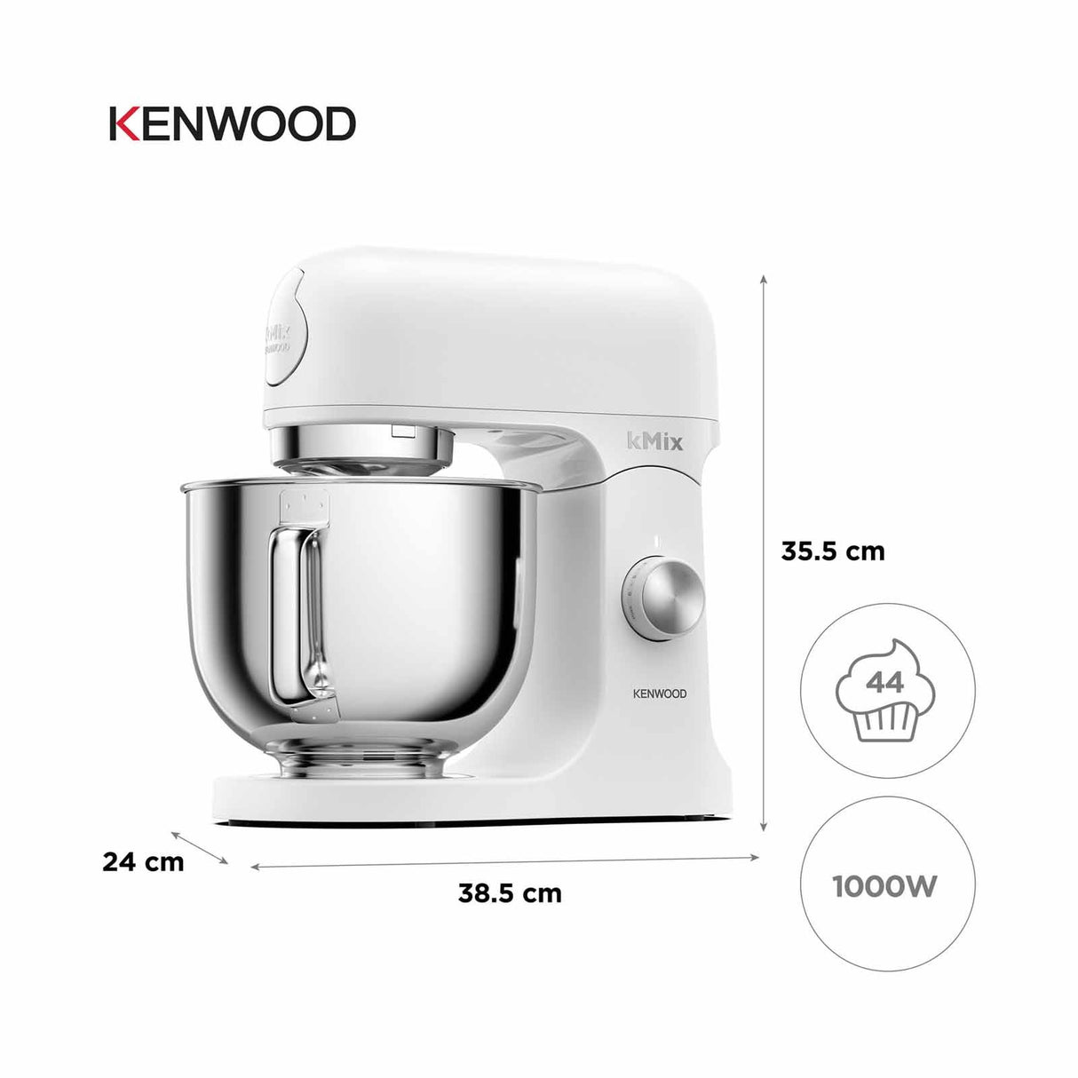 Kenwood KMX751A KMix Stand Mixer 5L