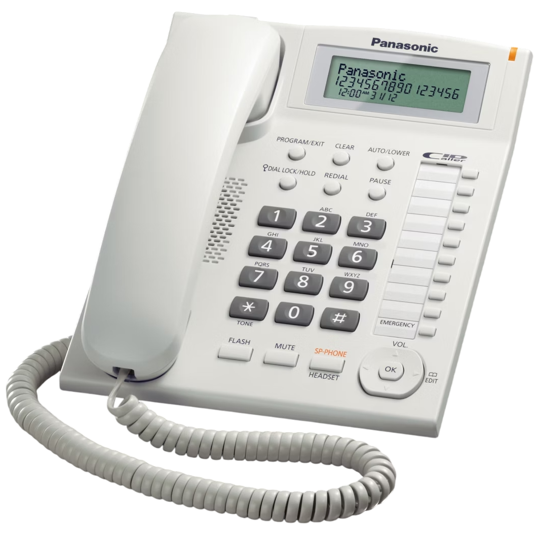 Panasonic KX-TS880MX Corded Phone Integrated Telephone Systems