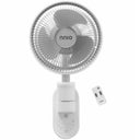 NNIO N1000DCWFR Remote DC Wall Air Circulator Fan 10 Inch