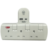 iwill IW-T803U 3 Way T-Adaptor USB A + USB C Rapid Charging Speed