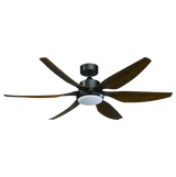 Mowe MW560F Kronus Remote DC Smart Ceiling Fan 56 Inch with Light + Free Basic Installation